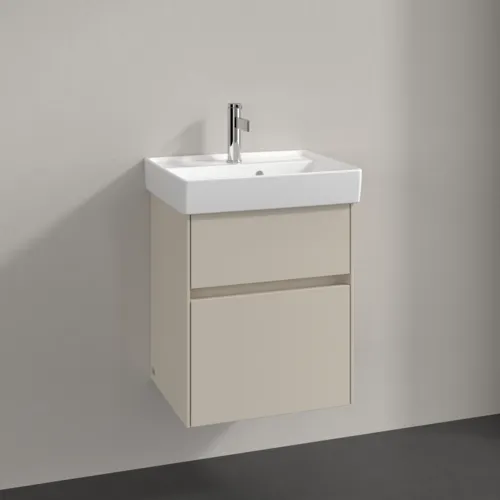 Bild von VILLEROY BOCH Collaro Waschbeckenunterschrank, 2 Auszüge, 460 x 546 x 374 mm, Cashmere Grey #C00600VN