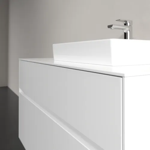 Bild von VILLEROY BOCH Collaro Waschbeckenunterschrank, 2 Auszüge, 1000 x 548 x 500 mm, Glossy White / Glossy White #C01500DH