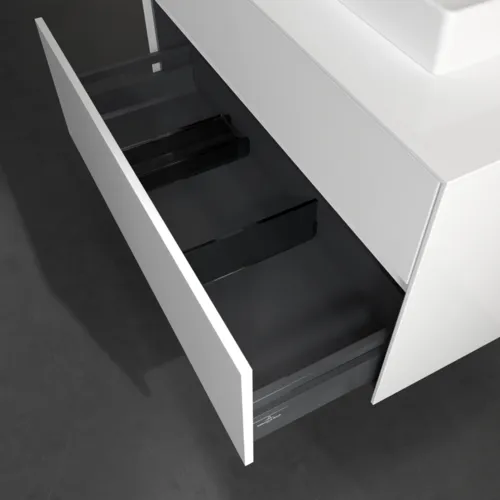 Bild von VILLEROY BOCH Collaro Waschbeckenunterschrank, 2 Auszüge, 1000 x 548 x 500 mm, Glossy White / Glossy White #C01500DH