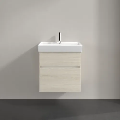 Bild von VILLEROY BOCH Collaro Waschbeckenunterschrank, 2 Auszüge, 554 x 546 x 444 mm, White Oak #C00800AA