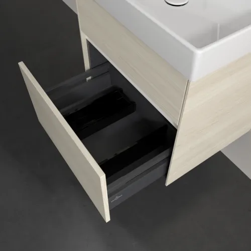 Bild von VILLEROY BOCH Collaro Waschbeckenunterschrank, 2 Auszüge, 554 x 546 x 444 mm, White Oak #C00800AA