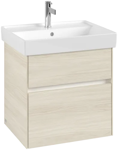 VILLEROY BOCH Collaro Vanity unit, 2 pull-out compartments, 554 x 546 x 444 mm, White Oak #C00800AA resmi