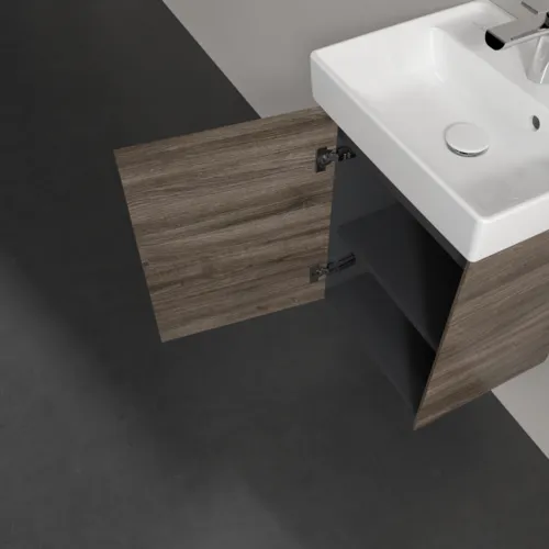 Bild von VILLEROY BOCH Collaro Waschbeckenunterschrank, 1 Tür, 410 x 546 x 344 mm, Stone Oak #C00500RK