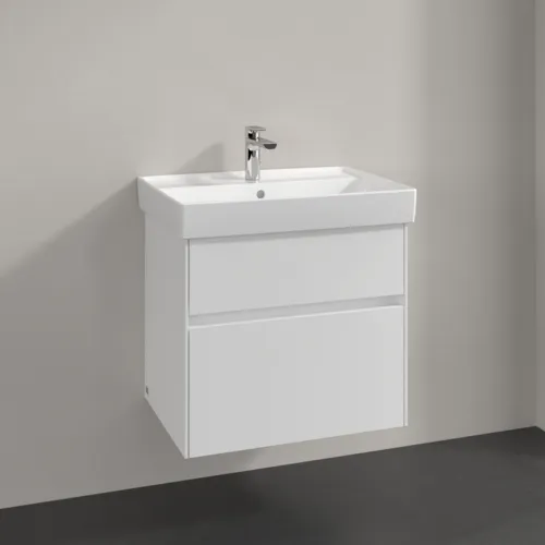 Bild von VILLEROY BOCH Collaro Waschbeckenunterschrank, 2 Auszüge, 604 x 546 x 444 mm, Glossy White #C00900DH