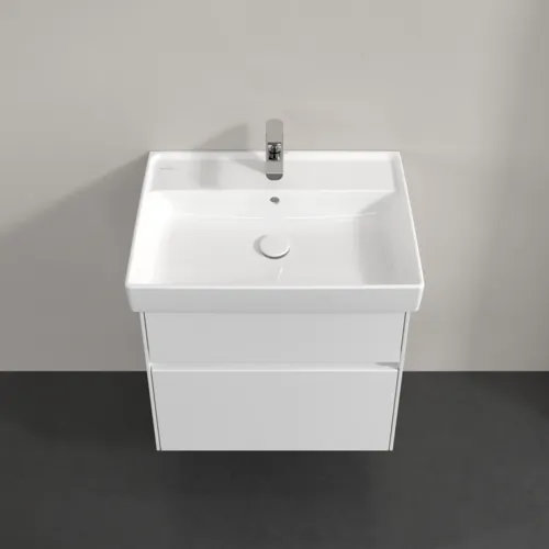 Bild von VILLEROY BOCH Collaro Waschbeckenunterschrank, 2 Auszüge, 604 x 546 x 444 mm, Glossy White #C00900DH