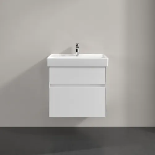 Bild von VILLEROY BOCH Collaro Waschbeckenunterschrank, 2 Auszüge, 604 x 546 x 444 mm, Glossy White #C00900DH