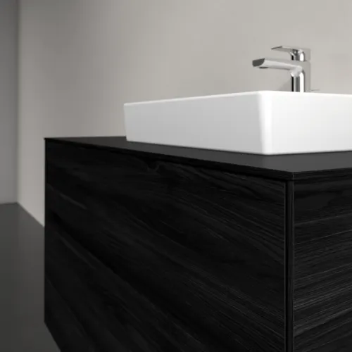 Bild von VILLEROY BOCH Collaro Waschbeckenunterschrank, 2 Auszüge, 1000 x 548 x 500 mm, Black Oak / Black Oak #C01500AB