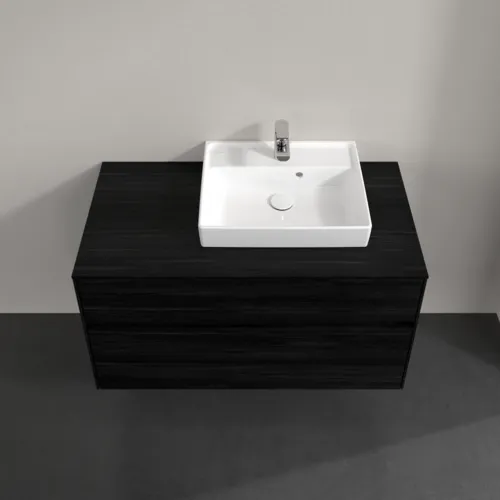 Bild von VILLEROY BOCH Collaro Waschbeckenunterschrank, 2 Auszüge, 1000 x 548 x 500 mm, Black Oak / Black Oak #C01500AB