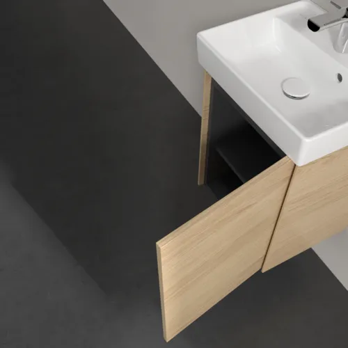 Bild von VILLEROY BOCH Collaro Waschbeckenunterschrank, 1 Tür, 410 x 546 x 344 mm, Nordic Oak #C00501VJ