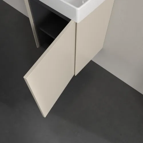 Bild von VILLEROY BOCH Collaro Waschbeckenunterschrank, 1 Tür, 410 x 546 x 344 mm, Cashmere Grey #C00501VN