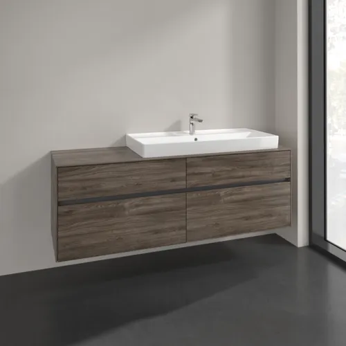 VILLEROY BOCH Collaro Waschbeckenunterschrank, 4 Auszüge, 1600 x 548 x 500 mm, Stone Oak #C03000RK, Bild 2