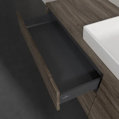 VILLEROY BOCH Collaro Waschbeckenunterschrank, 4 Auszüge, 1600 x 548 x 500 mm, Stone Oak #C03000RK, Bild 7