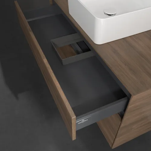 Obrázek VILLEROY BOCH Toaletní skříňka Collaro, 2 výsuvy, 1000 x 548 x 500 mm, Arizona Oak / Arizona Oak #C03800VH
