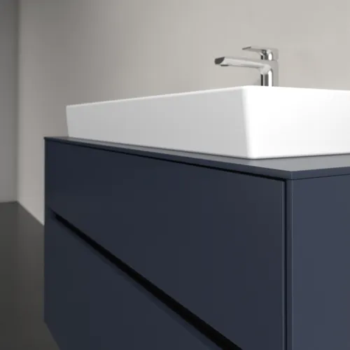 Bild von VILLEROY BOCH Collaro Waschbeckenunterschrank, mit Beleuchtung, 2 Auszüge, 1000 x 548 x 500 mm, Marine Blue / Marine Blue #C020B0VQ