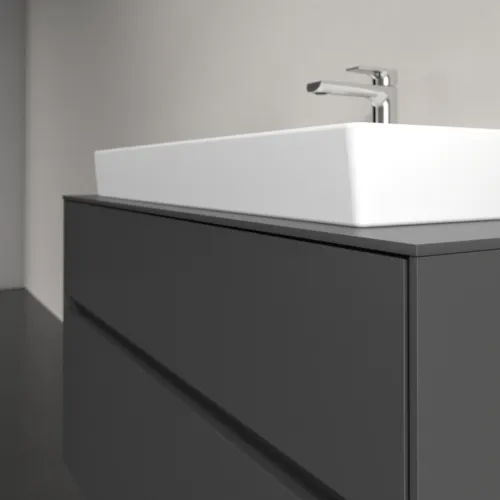 Bild von VILLEROY BOCH Collaro Waschbeckenunterschrank, mit Beleuchtung, 2 Auszüge, 1000 x 548 x 500 mm, Graphite / Graphite #C020B0VR