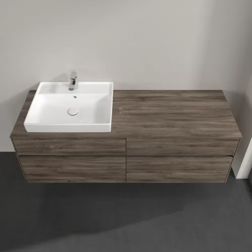 Bild von VILLEROY BOCH Collaro Waschbeckenunterschrank, 4 Auszüge, 1600 x 548 x 500 mm, Stone Oak #C02200RK