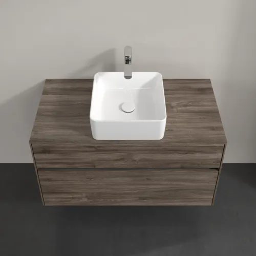 VILLEROY BOCH Collaro Waschbeckenunterschrank, 2 Auszüge, 1000 x 548 x 500 mm, Stone Oak #C03800RK, Bild 4