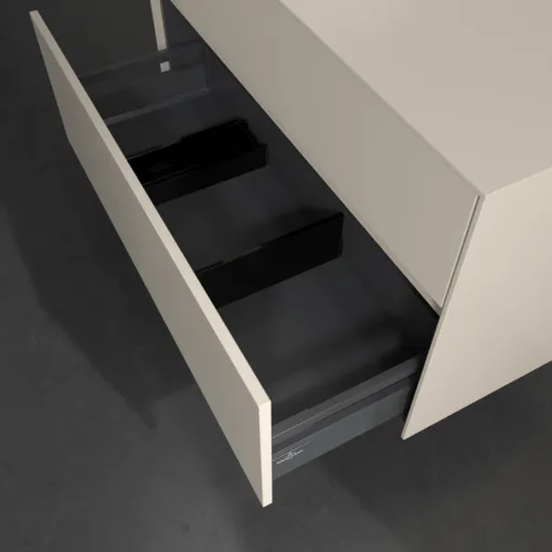VILLEROY BOCH Collaro Waschbeckenunterschrank, 2 Auszüge, 1000 x 548 x 500 mm, Cashmere Grey / Cashmere Grey #C03900VN, Bild 6