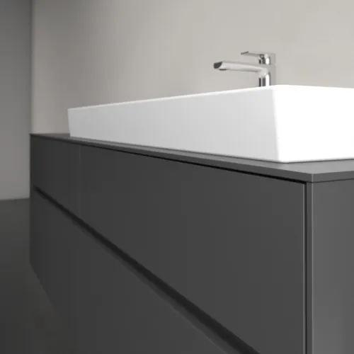 Bild von VILLEROY BOCH Collaro Waschbeckenunterschrank, 4 Auszüge, 1600 x 548 x 500 mm, Graphite / Graphite #C03000VR