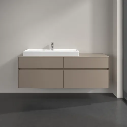 VILLEROY BOCH Collaro Waschbeckenunterschrank, 4 Auszüge, 1600 x 548 x 500 mm, Taupe / Taupe #C02900VM, Bild 3