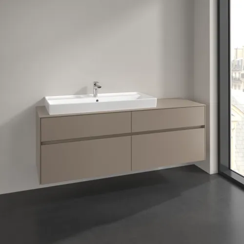 VILLEROY BOCH Collaro Waschbeckenunterschrank, 4 Auszüge, 1600 x 548 x 500 mm, Taupe / Taupe #C02900VM, Bild 2
