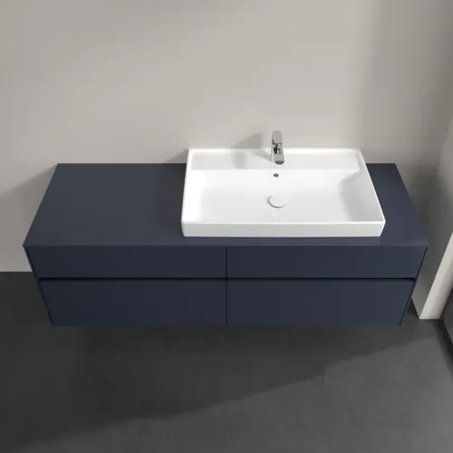 Bild von VILLEROY BOCH Collaro Waschbeckenunterschrank, mit Beleuchtung, 4 Auszüge, 1600 x 548 x 500 mm, Marine Blue / Marine Blue #C027B0VQ