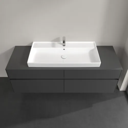 Bild von VILLEROY BOCH Collaro Waschbeckenunterschrank, 4 Auszüge, 1600 x 548 x 500 mm, Graphite / Graphite #C03100VR