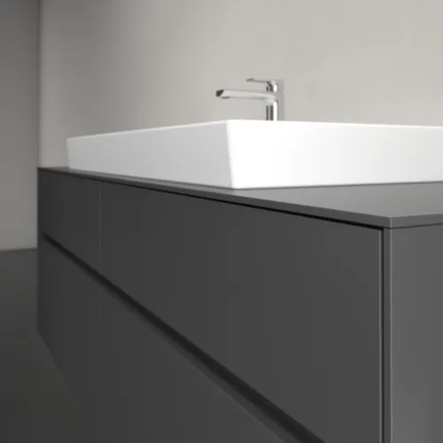 Bild von VILLEROY BOCH Collaro Waschbeckenunterschrank, 4 Auszüge, 1600 x 548 x 500 mm, Graphite / Graphite #C03100VR