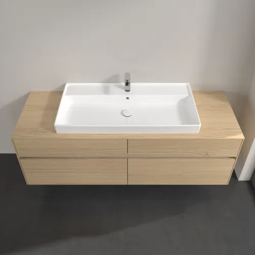 Bild von VILLEROY BOCH Collaro Waschbeckenunterschrank, 4 Auszüge, 1600 x 548 x 500 mm, Nordic Oak / Nordic Oak #C03100VJ