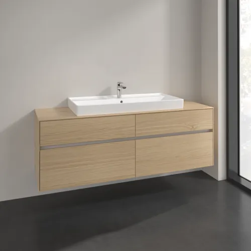 Bild von VILLEROY BOCH Collaro Waschbeckenunterschrank, 4 Auszüge, 1600 x 548 x 500 mm, Nordic Oak / Nordic Oak #C03100VJ