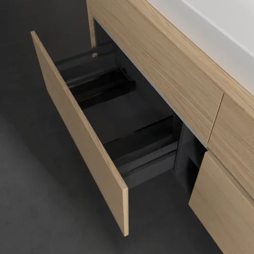 Bild von VILLEROY BOCH Collaro Waschbeckenunterschrank, 4 Auszüge, 1600 x 548 x 500 mm, Nordic Oak / Nordic Oak #C03100VJ