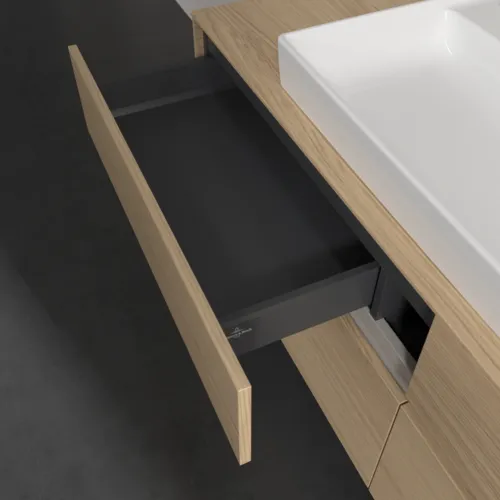 Bild von VILLEROY BOCH Collaro Waschbeckenunterschrank, 4 Auszüge, 1600 x 548 x 500 mm, Nordic Oak / Nordic Oak #C03100VJ