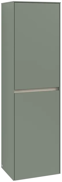Зображення з  VILLEROY BOCH Collaro Tall cabinet, 2 doors, 454 x 1538 x 349 mm, Soft Green / Soft Green #C03400AF