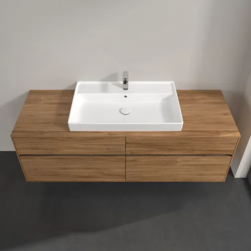 Bild von VILLEROY BOCH Collaro Waschbeckenunterschrank, 4 Auszüge, 1600 x 548 x 500 mm, Kansas Oak #C02800RH
