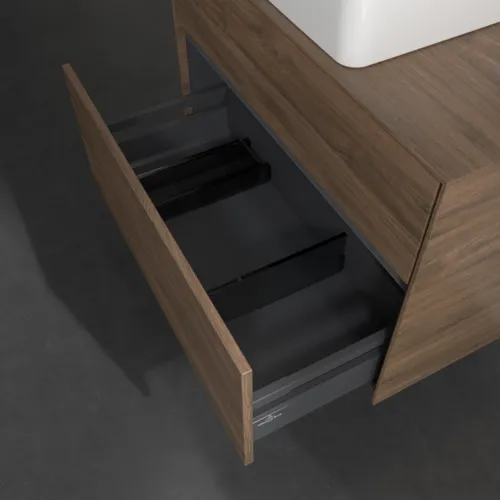 Bild von VILLEROY BOCH Collaro Waschbeckenunterschrank, mit Beleuchtung, 2 Auszüge, 800 x 548 x 500 mm, Arizona Oak / Arizona Oak #C037B0VH