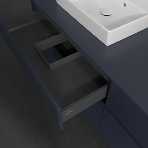 Bild von VILLEROY BOCH Collaro Waschbeckenunterschrank, 4 Auszüge, 1600 x 548 x 500 mm, Marine Blue / Marine Blue #C02100VQ