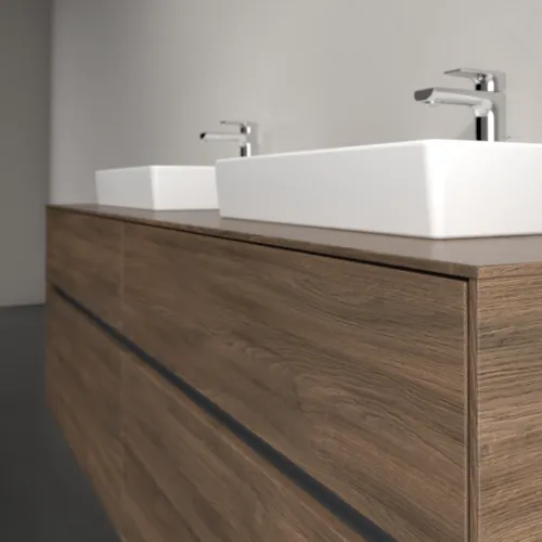 Bild von VILLEROY BOCH Collaro Waschbeckenunterschrank, 4 Auszüge, 1600 x 548 x 500 mm, Arizona Oak / Arizona Oak #C02100VH