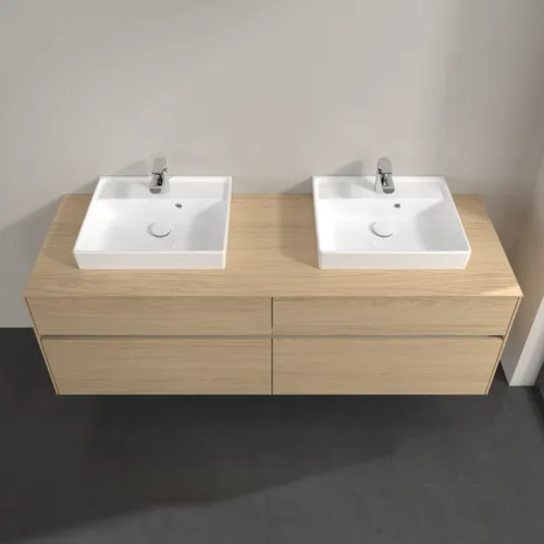 Bild von VILLEROY BOCH Collaro Waschbeckenunterschrank, 4 Auszüge, 1600 x 548 x 500 mm, Nordic Oak / Nordic Oak #C02100VJ