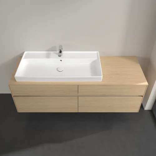 Bild von VILLEROY BOCH Collaro Waschbeckenunterschrank, mit Beleuchtung, 4 Auszüge, 1600 x 548 x 500 mm, Nordic Oak / Nordic Oak #C029B0VJ
