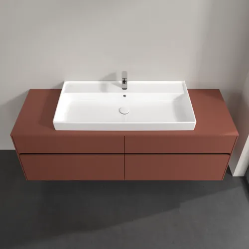 Bild von VILLEROY BOCH Collaro Waschbeckenunterschrank, 4 Auszüge, 1600 x 548 x 500 mm, Wine Red / Wine Red #C03100AH