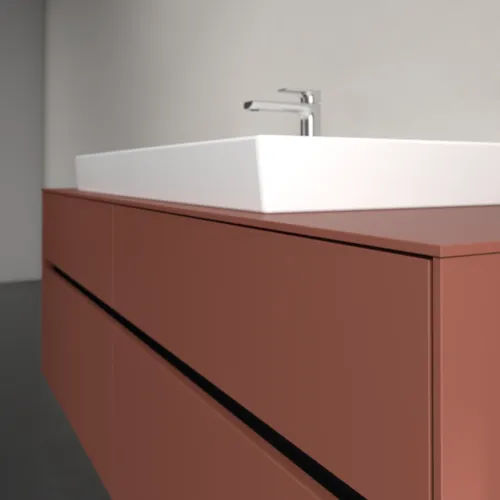 Bild von VILLEROY BOCH Collaro Waschbeckenunterschrank, 4 Auszüge, 1600 x 548 x 500 mm, Wine Red / Wine Red #C03100AH
