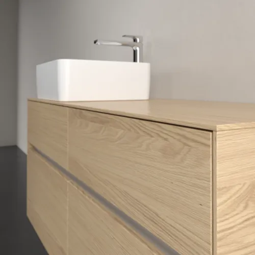 Bild von VILLEROY BOCH Collaro Waschbeckenunterschrank, mit Beleuchtung, 4 Auszüge, 1200 x 548 x 500 mm, Nordic Oak / Nordic Oak #C042B0VJ