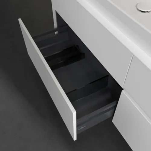 Bild von VILLEROY BOCH Collaro Waschbeckenunterschrank, 4 Auszüge, 1600 x 548 x 500 mm, White Matt / White Matt #C02900MS