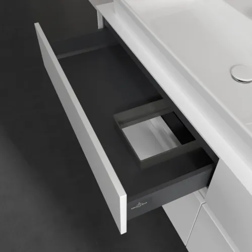 Bild von VILLEROY BOCH Collaro Waschbeckenunterschrank, 4 Auszüge, 1600 x 548 x 500 mm, White Matt / White Matt #C02900MS