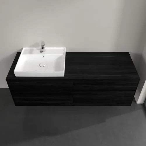 Bild von VILLEROY BOCH Collaro Waschbeckenunterschrank, mit Beleuchtung, 4 Auszüge, 1600 x 548 x 500 mm, Black Oak / Black Oak #C022B0AB