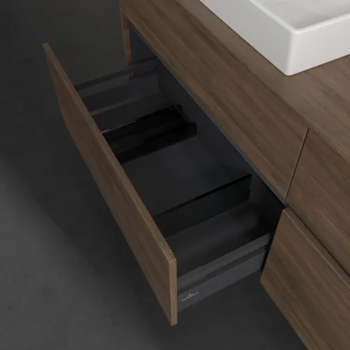 Bild von VILLEROY BOCH Collaro Waschbeckenunterschrank, 4 Auszüge, 1600 x 548 x 500 mm, Arizona Oak / Arizona Oak #C02200VH