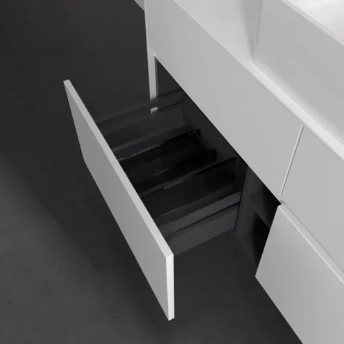 VILLEROY BOCH Collaro Waschbeckenunterschrank, 4 Auszüge, 1200 x 548 x 500 mm, White Matt / White Matt #C04100MS, Bild 6