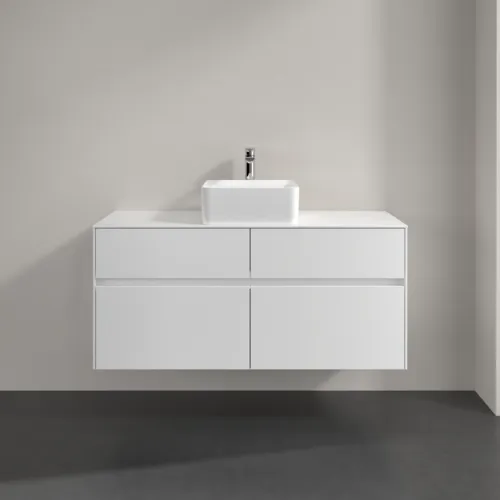 VILLEROY BOCH Collaro Waschbeckenunterschrank, 4 Auszüge, 1200 x 548 x 500 mm, White Matt / White Matt #C04100MS, Bild 3