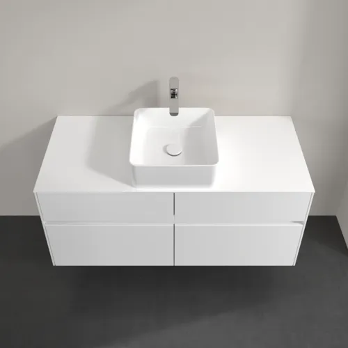 VILLEROY BOCH Collaro Waschbeckenunterschrank, 4 Auszüge, 1200 x 548 x 500 mm, White Matt / White Matt #C04100MS, Bild 4