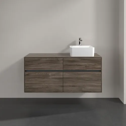 VILLEROY BOCH Collaro Waschbeckenunterschrank, 4 Auszüge, 1200 x 548 x 500 mm, Stone Oak #C04300RK, Bild 3